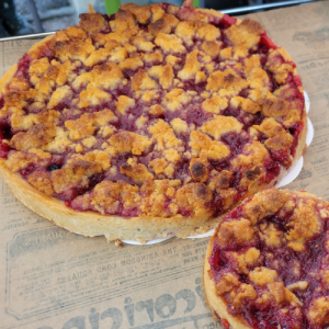 Crumble framboise