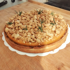 Tarte abricots romarin